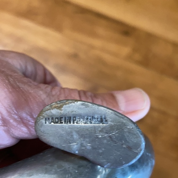 Vintage pewter seal candle holders made by Alcaide RARE - Picture 8 of 9